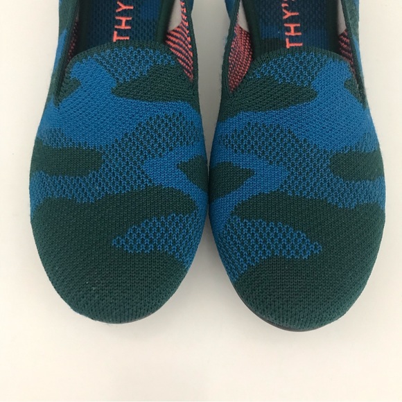 Rothy’s Teal Camo Loafer - Picture 4 of 5